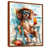 Brown Floater Framed