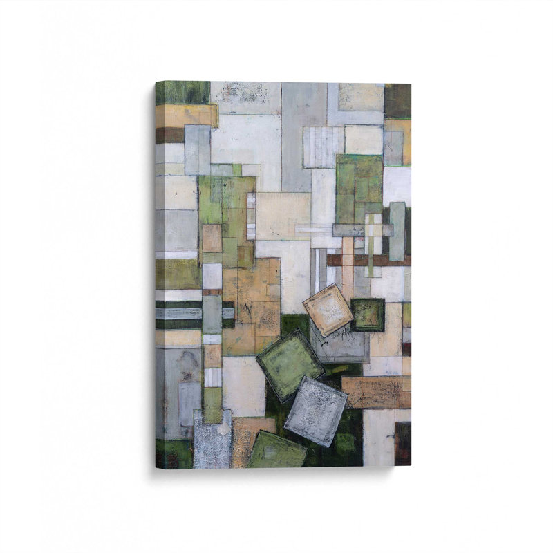 «Crisscrossed II» par Beverly Crawford, reproduction d'art sur toile, H 32 po x l 24 po