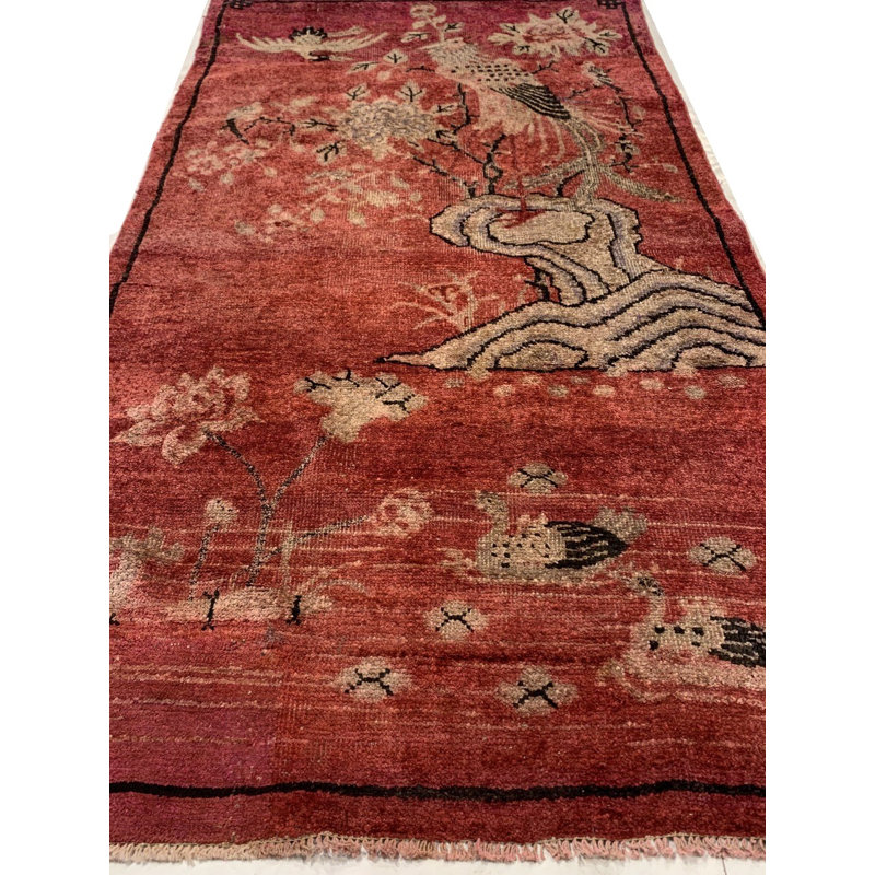 One-of-a-Kind Rectangle 2'7" X 4'7" Hand Knotted Area Rug