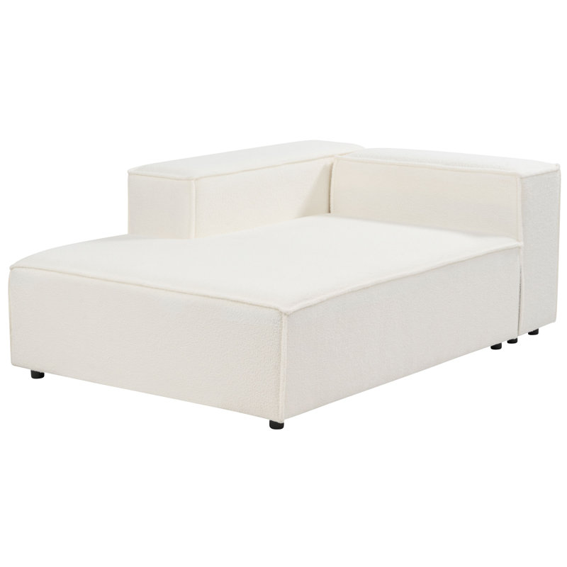 APRICA Upholstered Chaise Lounge, Left Hand Facing