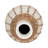 Vase Pottery and Terracotta Coastal Rope-Wrapped Detail 18-Inch White Decorative Accent for Home Office Bedroom Living Room Display.