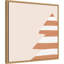 «Stripey Christmas Tree» par Orara Studio, reproduction d'art sur toile encadrée-1173840380