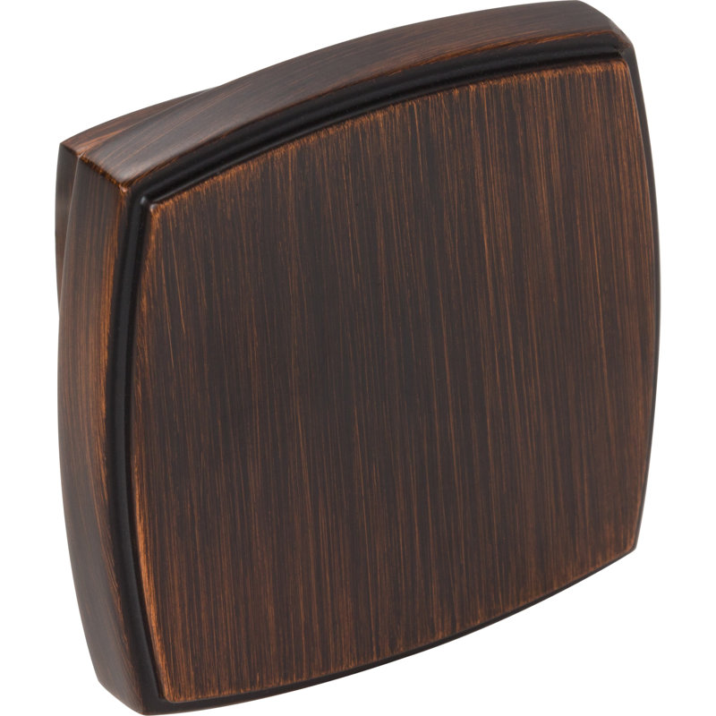 Square Knob, Brushed Oil Rubbed Bronze