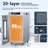 Commercial  Food Dehydrator -wifi Remote Control, 20 Trays,3 Custom Programs For Jerky, Herbs, Fruit