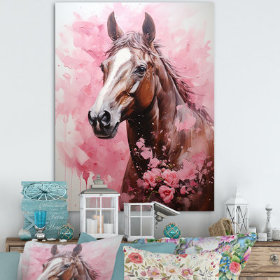 «Romantic Horse Companions», reproduction sur toile