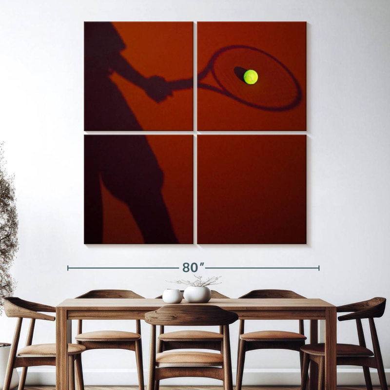 Sirci tennis amateur, H 74 po x l 74 po