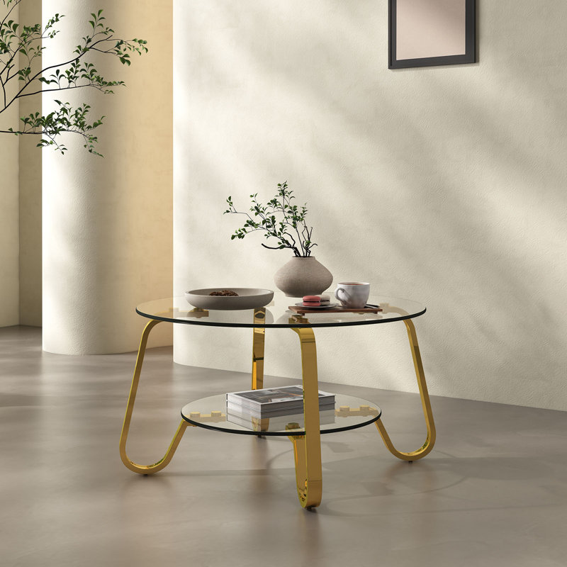 Table basse en verre