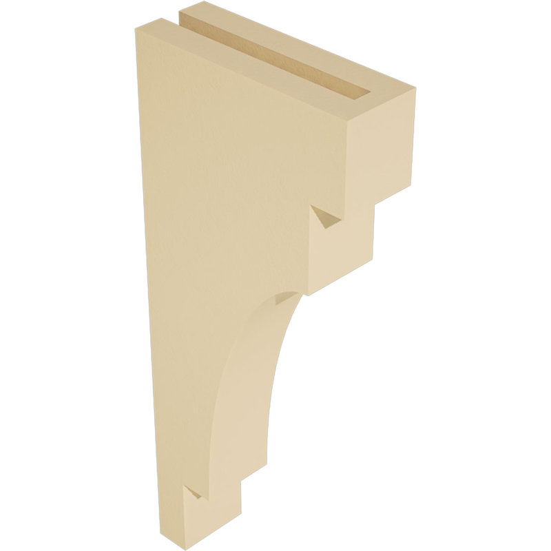 Corbeau d'uréthane méditerranéen Signature, brun clair apprêté, 28 po x 4 po x 12 po