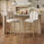 Light Brown Striped Boucle/Natural sélectionné