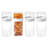 iDesign Large Stack 'n Snack Food Containers - Stackable Snack Containers for Yogurt, Granola, Fruits, and Vegetables