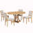5-Piece Retro Functional Dining Table Set