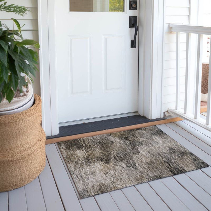 Tapis intérieur / extérieur Decicco, Rectangle 1 pi 8 po x 2 pi 6 po