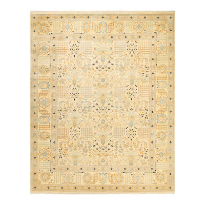 Kenethia One-of-a-Kind 8' 1" X 10' 3" 2000s Wool Area Rug in Ivory