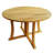 Jaydalynn Round Teak Outdoor Folding Dining Table