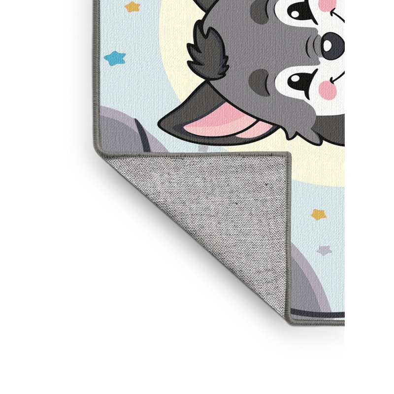 Tapis de Noël lavable The Holiday Aisle®, Rectangle 7 pi x 9 pi