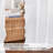 Ruffle Curtains, Rod Pocket Privacy with Some Soft Light Filtering French Country Flowy Drapes for Living Room/Farmhouse/Bedroom, 2 Panels-2128083295-2128083292
