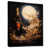 Toile avec cadre flottant noir