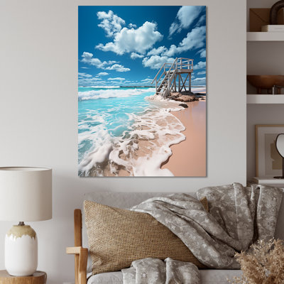 " Turquoise Miami Lifeguard Whispers I "