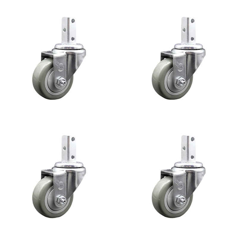 Polyurethane Caster, Gray