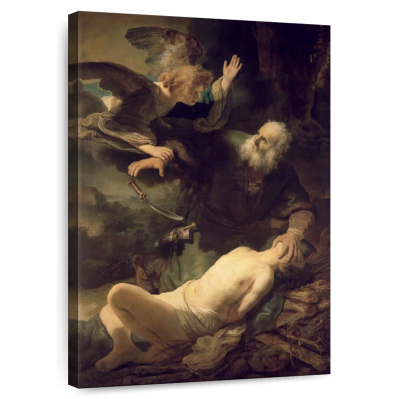 Le Sacrifice d'Abah, H 45 po x l 30 po