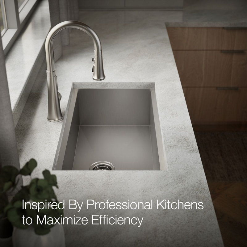 Task 33" x 22" Top-Mount/Undermount Single-Bowl Workstation Kitchen Sink With Accessories, 1 Hole