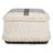 Mcglynn Handmade Cotton Upholstered Fringe Pouf, Small