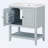 Bathroom Vanity with Sink and Open Style Shelf-108300554