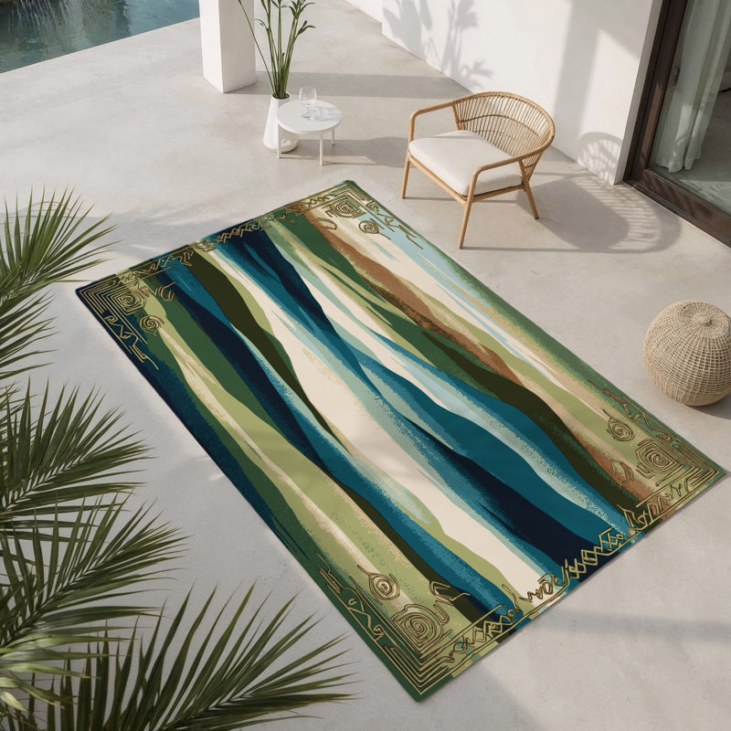 Tapis intérieur et extérieur Solstice Glow, Rectangulaire 3 pi x 5 pi