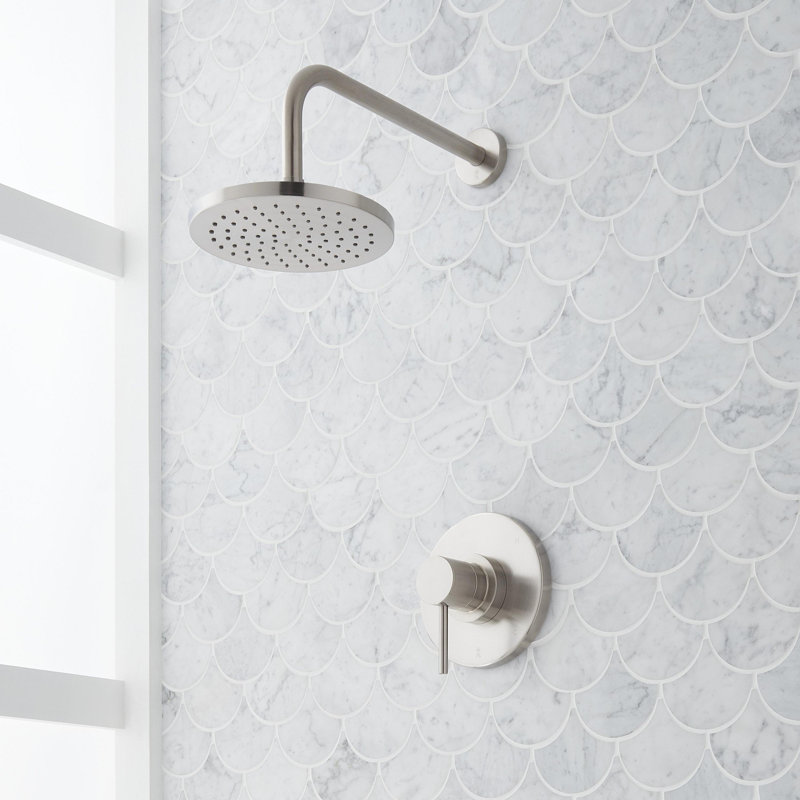 Lexia Pressure Balance Shower Set, Brushed Nickel