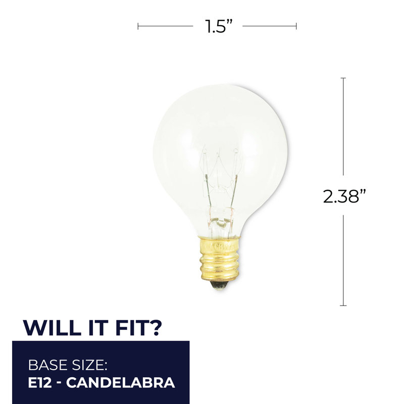 10 Watt, PAR38 Incandescent Dimmable Light Bulb