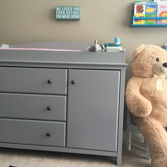 South Shore Cotton Candy Changing Table Dresser & Reviews | Wayfair
