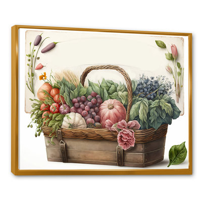 Fruit in Basket III - Lake House, art mural
