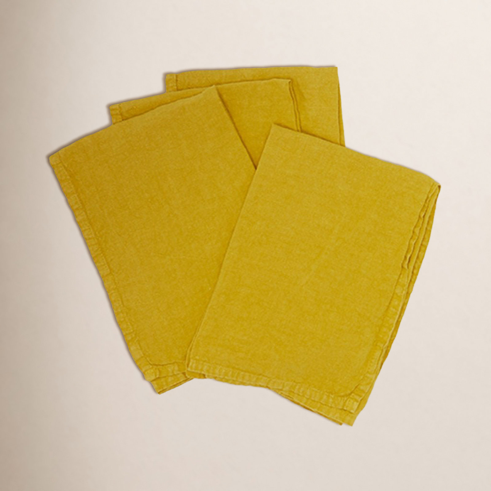 Simple Linen Napkin, Mustard