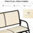 Garden Double Rocking Swing Glider Chair , 2 Bench. Beige Wear- Sling, Powder Coated Steel. Outdoor Comfort. 47.25"L X 27.5"W 33.5"H Patio - Sling Fabric, Steel Construction. Use.