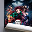  Officiellement sous licence Demon Slayer, affiche d'art 24 x 36 po - reproduction décorative - papier affiche - prêt à encadrer