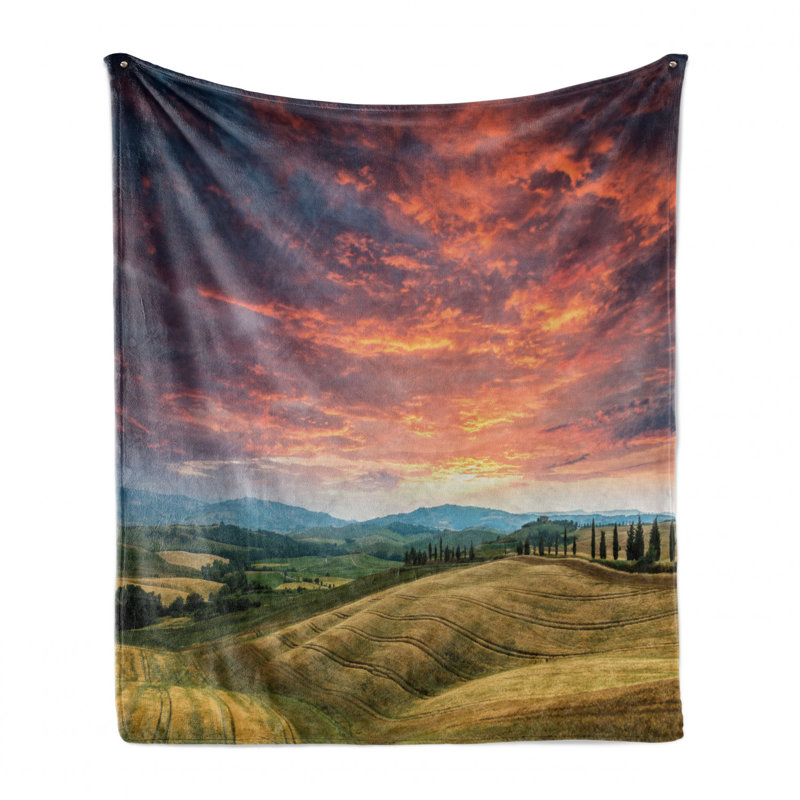 Hand Woven Throw Blanket, 60" W x 80" L