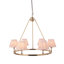 Chester 6 - Light Waggon Wheel Chandelier-109724240