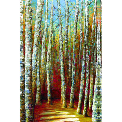 Bouleaux - impression sur toile tendue