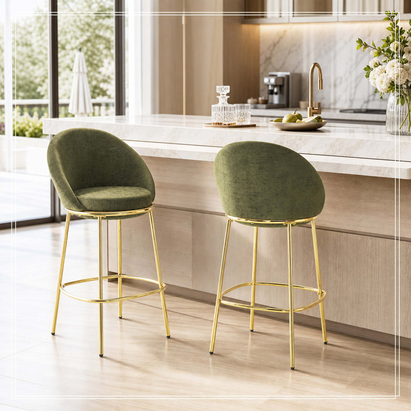 Tabouret de bar rembourré Celano, 2