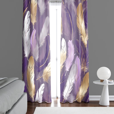 Semi Sheer Curtain Pair
