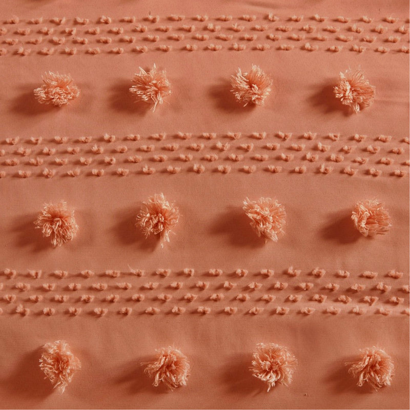 Ensemble d'édredon jacquard double / grand, Rouille
