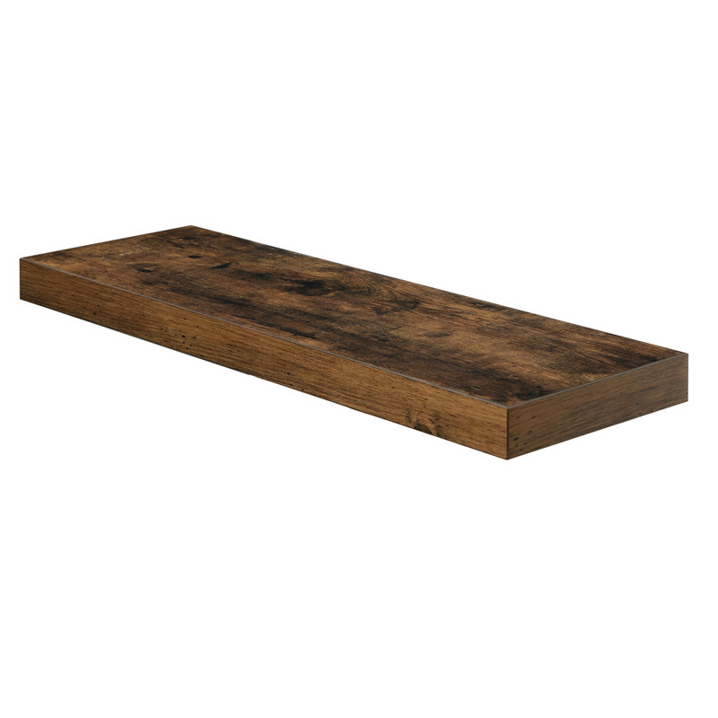 Cothran Floating Shelf, Brown, 1.5" H x 23.6" W x 7.9" D