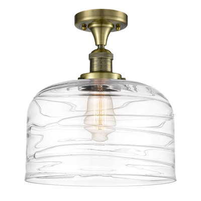 Plafonnier semi-encastré 1 lumière Bell