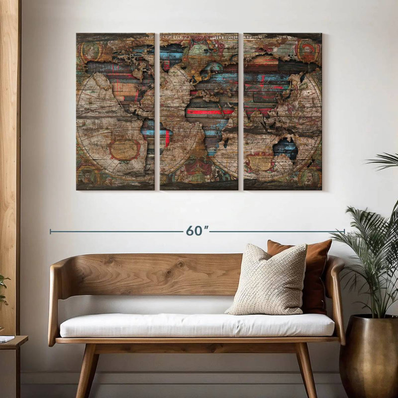 Aliaz Distress World, 32" H x 50" W