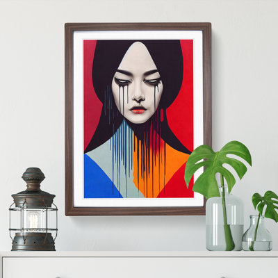 Painted Woman No.2 Abstract - Wall Art