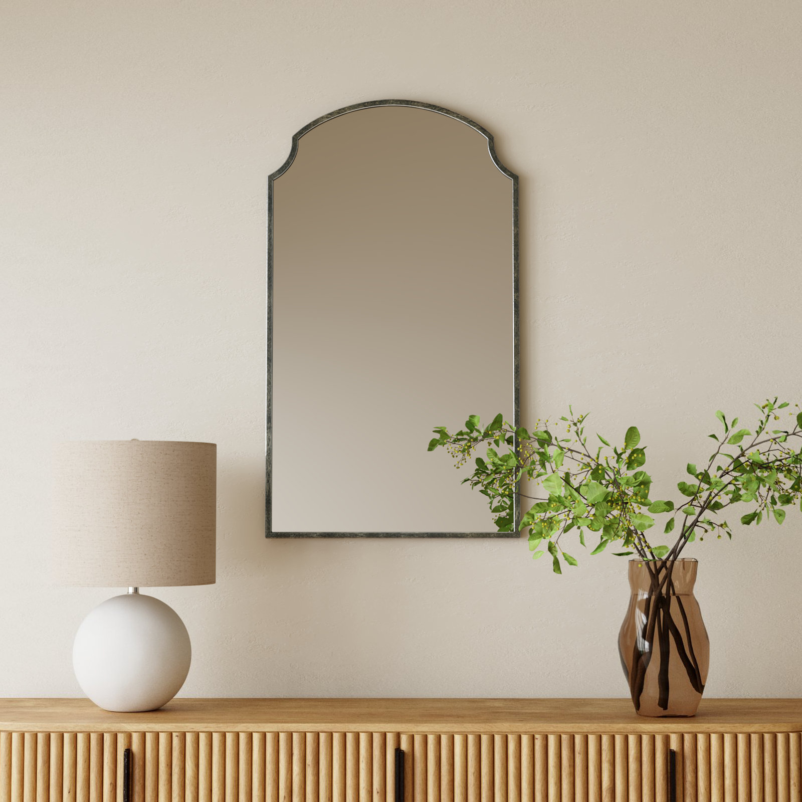 Keit 22" Accent Mirror, Bronze