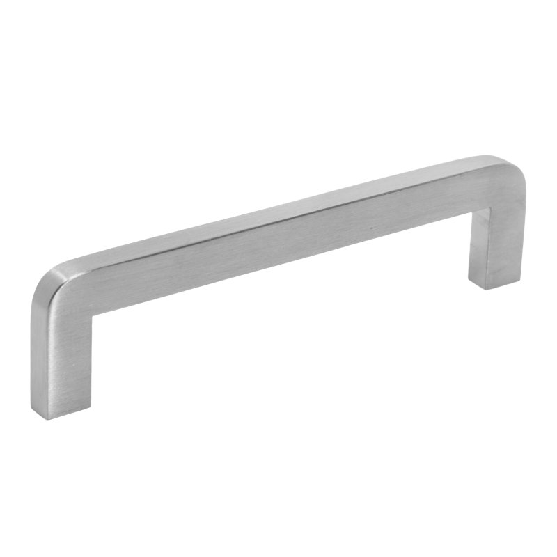 Rectangular Cabinet Pull, Satin Stainless Steel, 6 1/2"