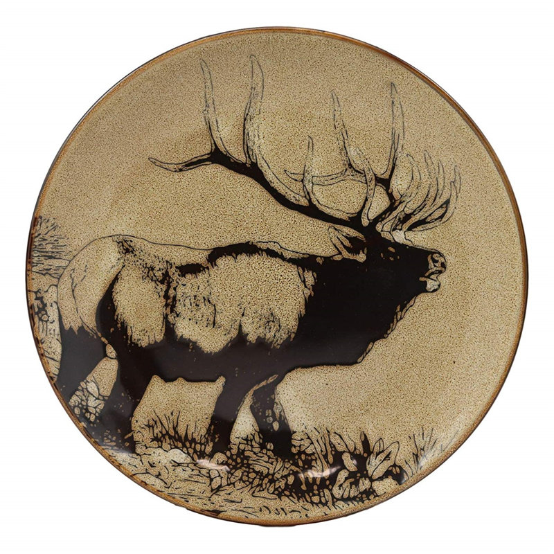 Assiette à dessert 8,5" bull elk Laredo