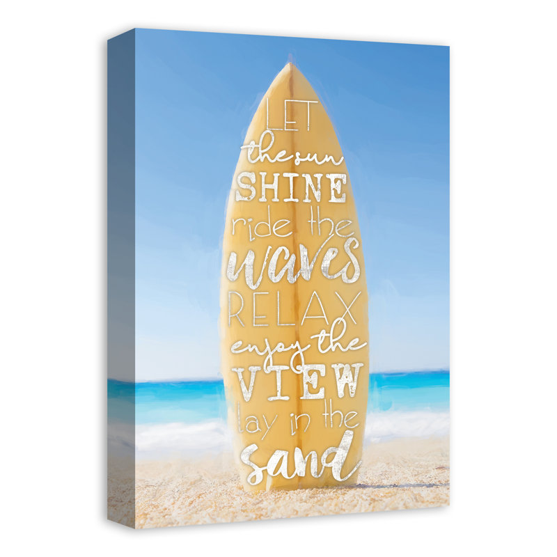 Planche de surf, impression sur toile tendue