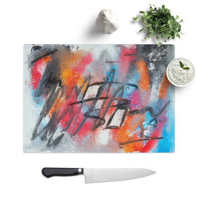 Tempered Glass Art Painting Vol.295 Chopping Board